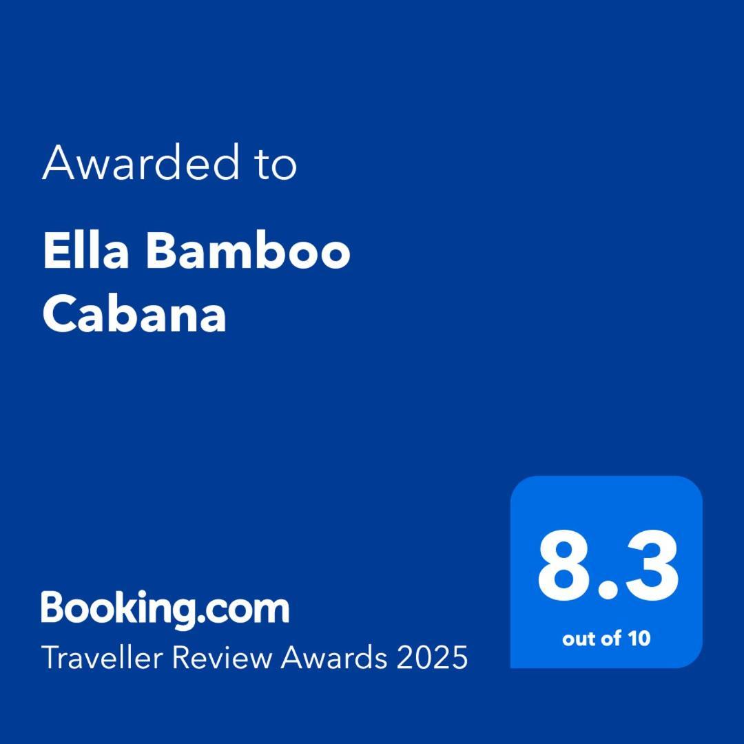 Ella Bamboo Cabana Esterno foto